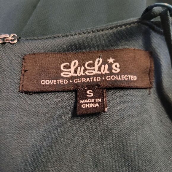 Lulus Mythical Kind of Love Teal Maxi Dress Criss-cross Straps Open Back Women's - Picture 8 of 14